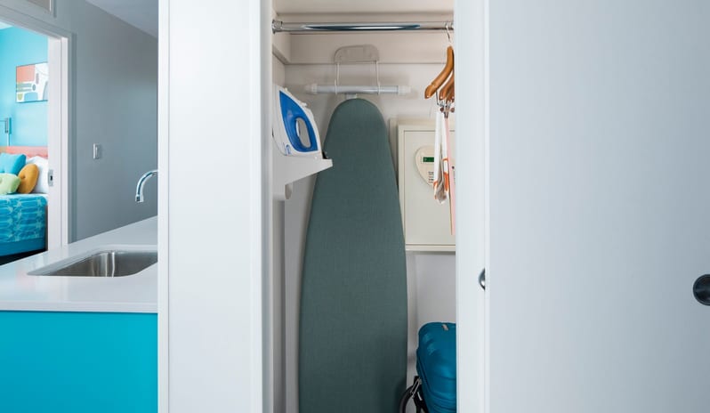 Universal’s Cabana Bay Beach Resort - Two Bedroom Suite Kitchen and Closet